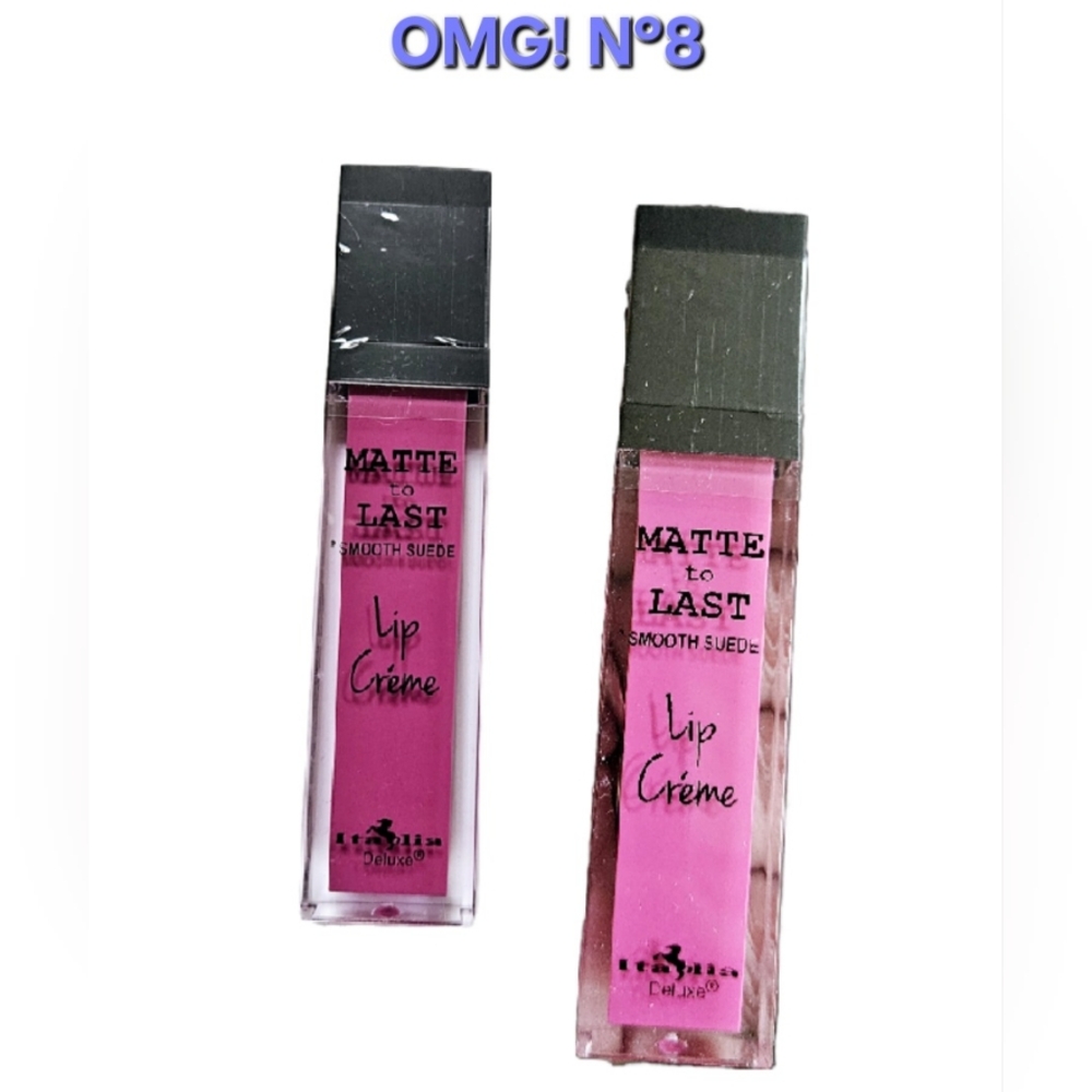NWT ITALIA DELUXE MATTE TO LAST SMOOTH SUEDE LIP: OMG! N°8!